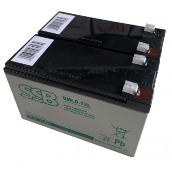 Zestaw Akumulatorów do UPS APC RBC109 (2 x SBL 9-12L)